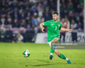 Sean Roughan of Ireland during the UEFA Under 21 Championship Qualifier, Republic of Ireland versus Norway