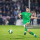 Sean Roughan of Ireland during the UEFA Under 21 Championship Qualifier, Republic of Ireland versus Norway