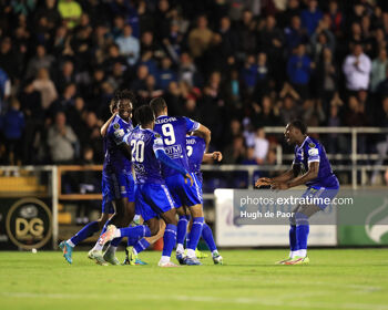 Action from the FAI Cup Quarter-Final clash between Waterford -v- Dundalk