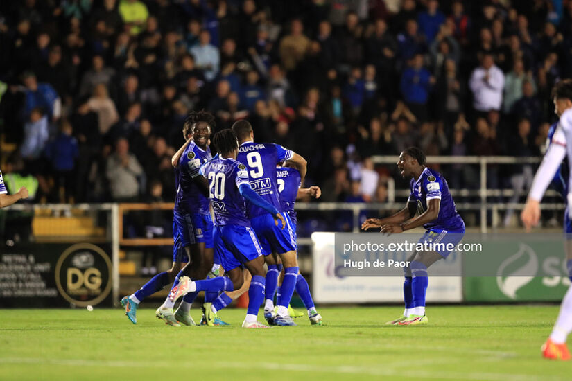 Action from the FAI Cup Quarter-Final clash between Waterford -v- Dundalk