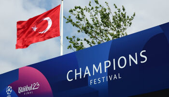 A general view during day 1 of the UEFA Champions League 2022/23 Festival ahead of the UEFA Champions League 2022/23 final on June 08, 2023 in Istanbul