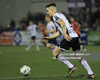 Darragh Leahy in action for Dundalk