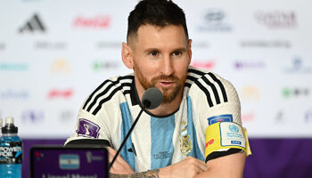 Leo Messi also picked up the Golden Ball for player of the tournament