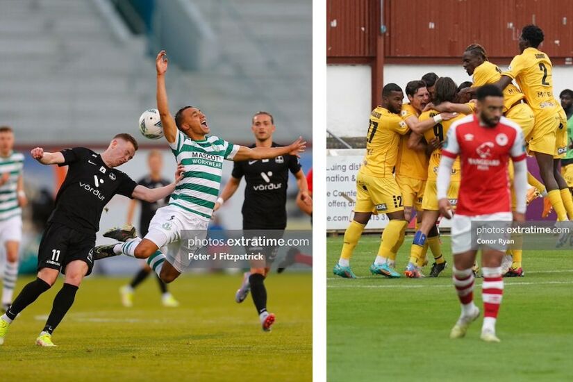 Breidablik knocked Shamrock Rovers out of the Champions League qualifiers while Dudelange defeated St. Patrick's Athletic in the Europa Conference League