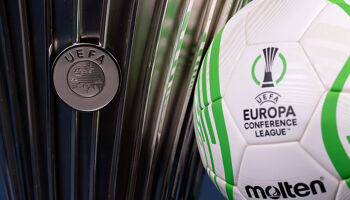 Match Balls Shoot at the UEFA Headquarters, The House of the European Football, on August 2, 2022, in Nyon, Switzerland.