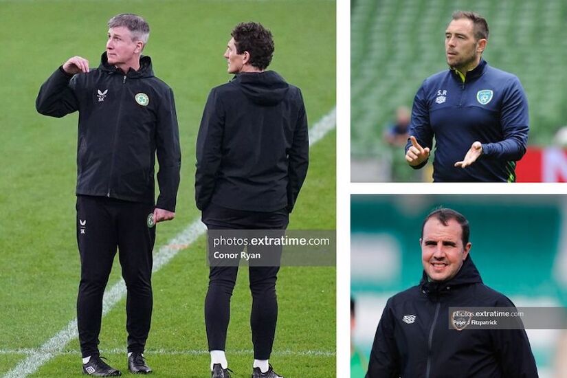 Stephen Kenny, Keith Andrews, Stephen Rice (top) and John O'Shea have all left their roles with the FAI this week