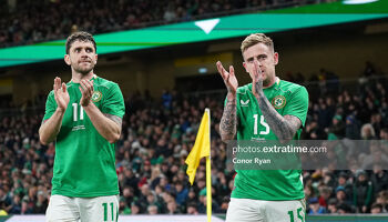 Robbie Brady (left) and Sammie Szmodics