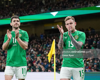 Robbie Brady (left) and Sammie Szmodics