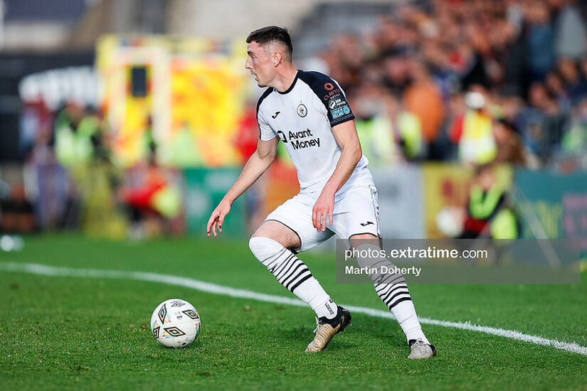 Reece Hutchinson of Sligo Rovers in action during Bohemian FC v Sligo Rovers