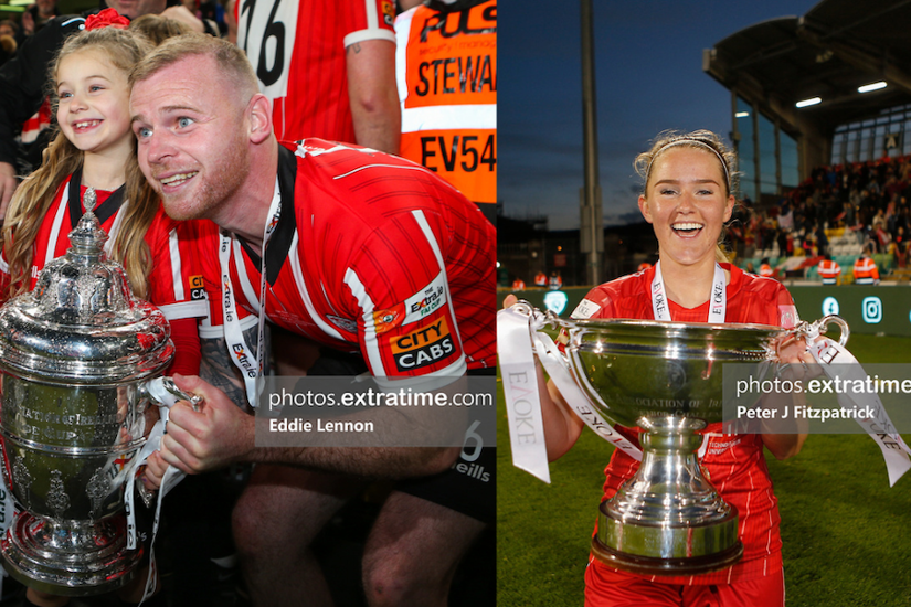 Derry City and Shelbourne are the reigning men's and women's FAI Cup holders