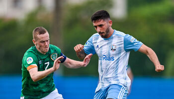 Action from Ireland's game against Galicia