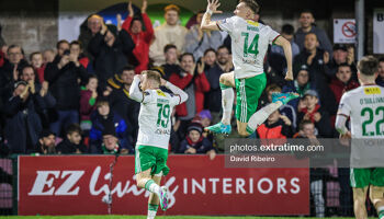 Jack Doherty of Cork City FC celebrates his goal during the League of Ireland First Division: Cork City FC vs Kerry FC
