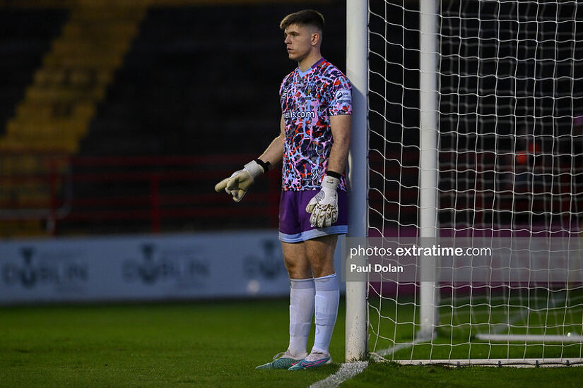 Kian Moore in action for UCD