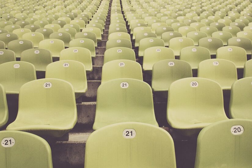 Football ground seats