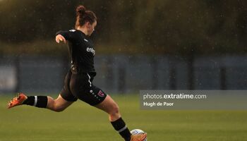 Ciara Rossiter on the ball during Wexford Youths' 5-2 win over Sligo Rovers on Saturday, 15 October 2022.