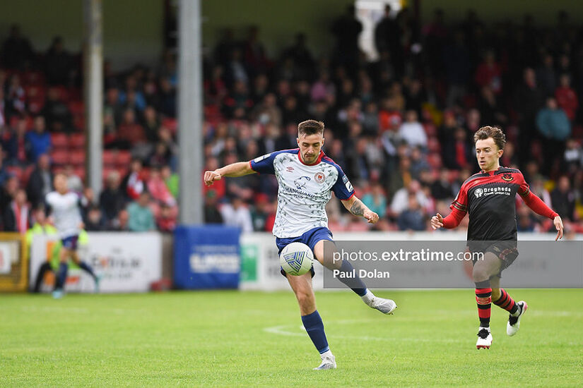 Jack Scott in action for St Pats in 2022