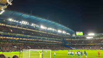 Action from the Europa Conference League game