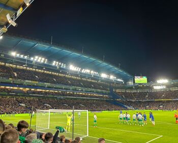 Action from the Europa Conference League game