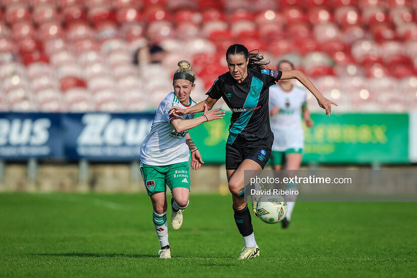 Action from City's 2-1 win against the Hoops in Turner's Cross on 11 May 2024