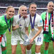 England players celebrate EURO 2022 victory