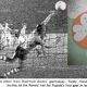 Shamrock Rovers concede a free kick to Rapid Vienna in the first leg in Austria in their 1964 European Cup tie