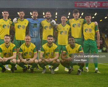 The Rockmount staring XI from their FAI Cup game last season against Bohemians
