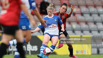 Lynsey McKey in action for Galway WFC.