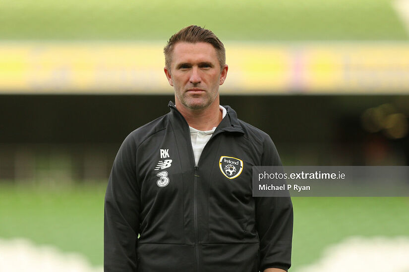 Photo from when Robbie Keane was the Republic of Ireland assistant coach