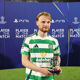 Liam Scales of Celtic poses for a photo with his Player of the Match trophy after the UEFA Champions League 2024/25 League Phase MD1 match between Celtic FC and SK Slovan Bratislava at Celtic Park on September 18, 2024 in Glasgow, Scotland.