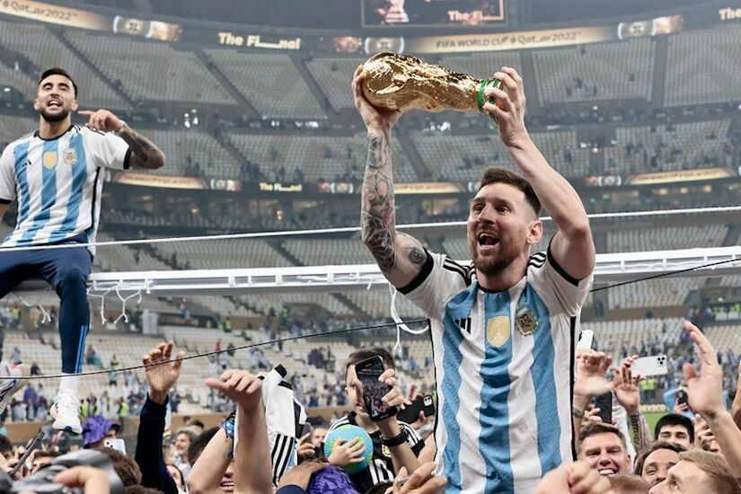 Leo Messi's team are world champions and now ranked two in the world