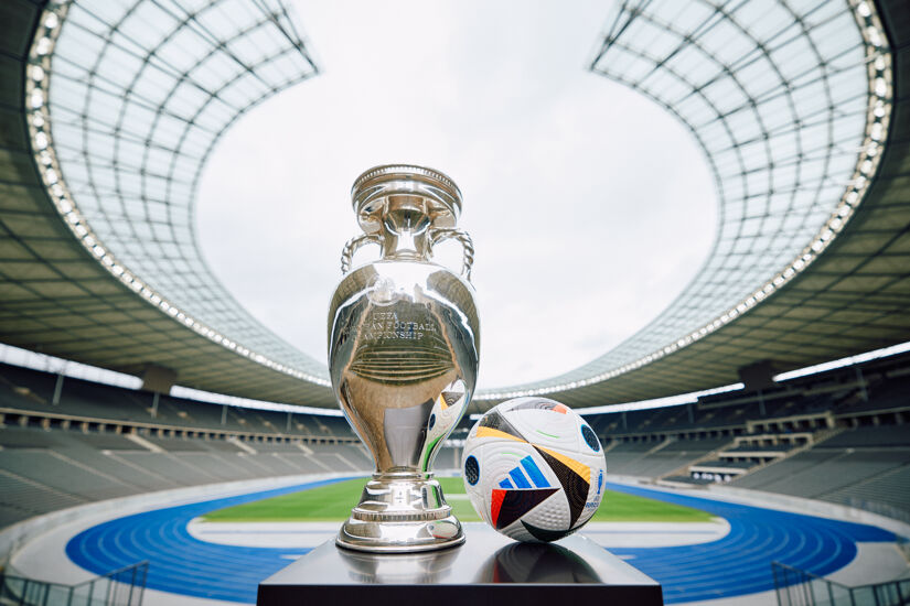Adidas UEFA EURO 2024 Official Match Ball in Berlin's Olympiastadion