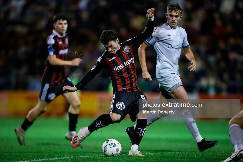 Ali Coote in action for Bohemians