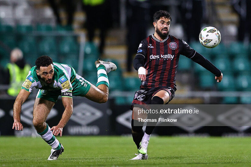 Declan McDaid (right) has left Bohemians