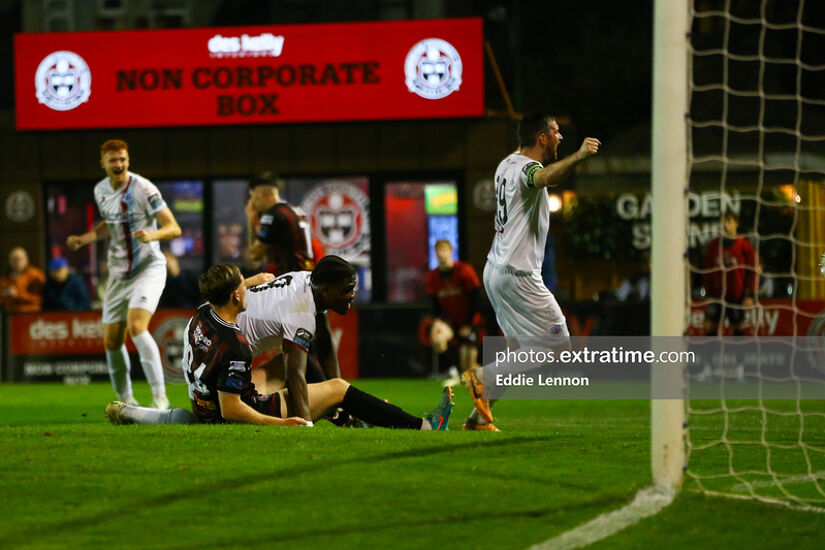 Frantz Pierrot's forced home the only goal of the game in Dalymount