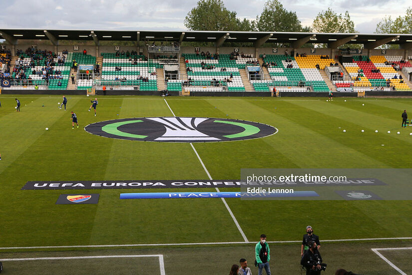 Tallaght Stadium ahead of Europa Conference League group game against Djurgarden last season