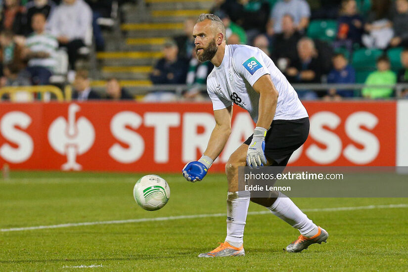Alan Mannus made his 200th league appearance for Shamrock Rovers over the weekend