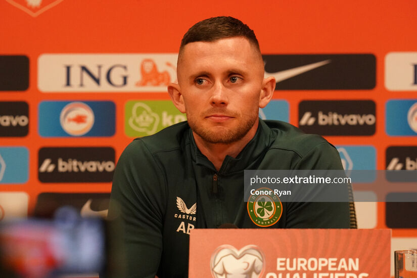 Alan Browne in Amsterdam on the eve of the Netherlands match