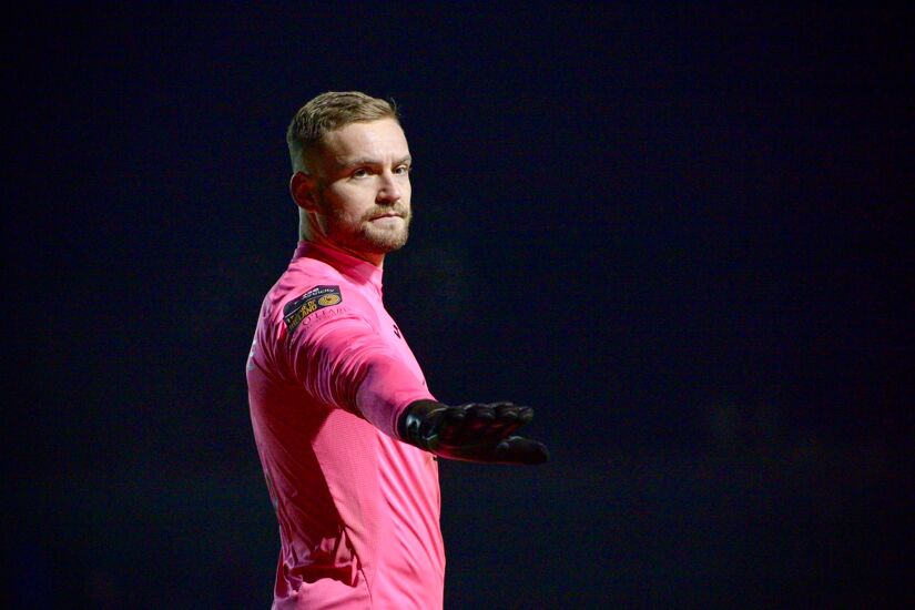 Tim Heimer of Finn Harps in action v Wexford FC at Finn Park, Ballybofey