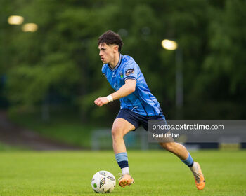 Mikey McCullagh wa slively on the wing for UCD