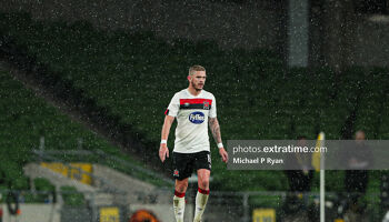 Sean Murray in action for Dundalk in 2020