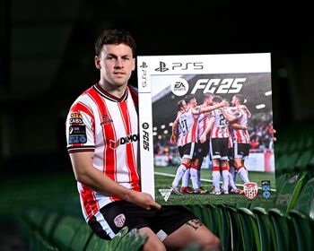 Ben Doherty at the launch of FC 25