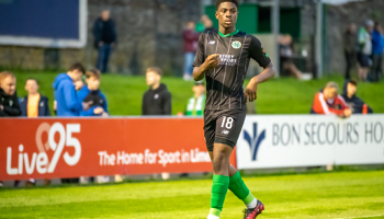 Samuel Aladesanusi in action for Kerry