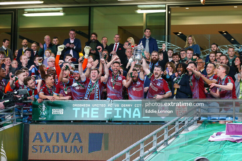 Drogheda United won the FAI Cup last weekend