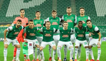 Rapid Vienna team lineup ahead of their 4-3 Europa League group game win over Dundalk in November 2020