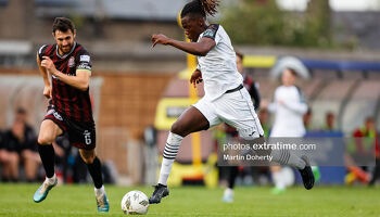 Wilson Waweru in action for Sligo Rovers