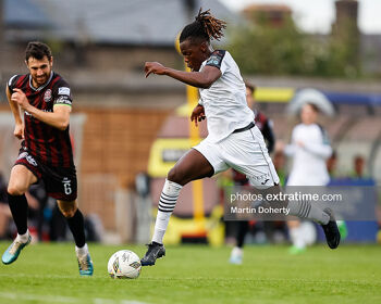 Wilson Waweru in action for Sligo Rovers