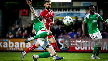 Action from Cork City's win over Sligo Rovers