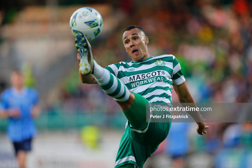 Graham Burke in action for Shamrock Rovers