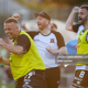 Dundalk celebrate the goal during their 1-0 win over Bohemians at Dalymount Park on Friday, 12 August 2022.