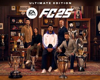 Bellingham appears alongside Ballon d'Or Féminin winner Aitana Bonmatí, and football icons David Beckham, Zinedine Zidane and Gianluigi Buffon for the EA SPORTS FC 25 Ultimate Edition cover